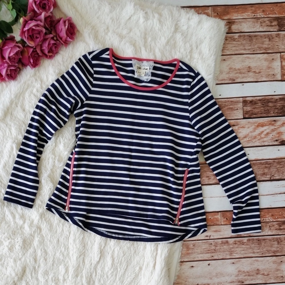 Anthropologie Lili's Closet Striped Hi Lo Tunic
